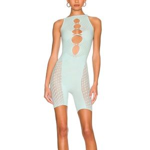 NWOT Poster Girl Jetta Romper in Soft Turquoise